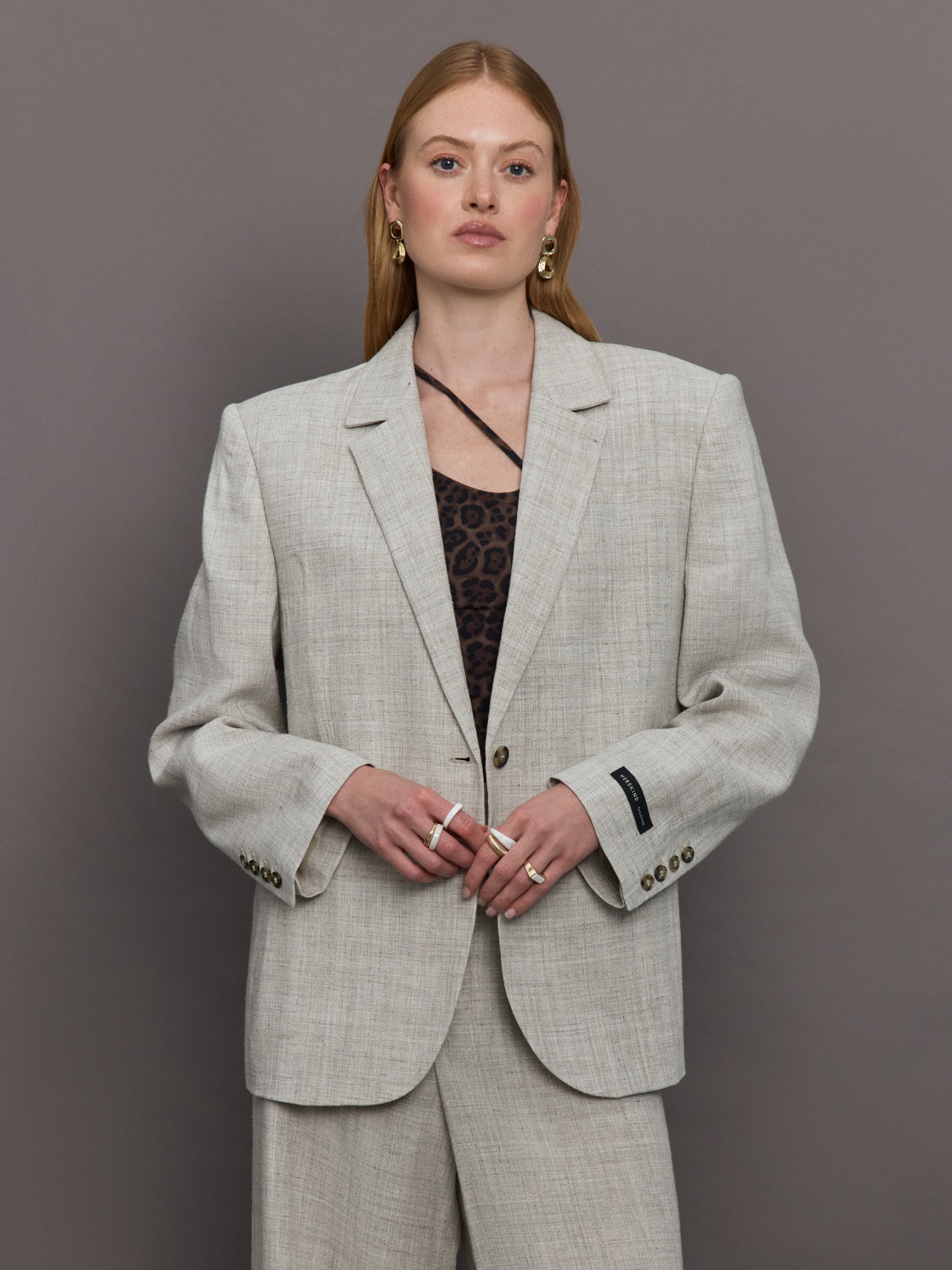 Carbon38 Matteo Blazer - Sand