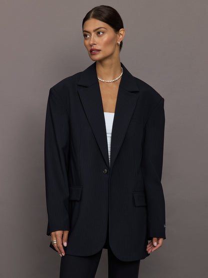 Carbon38 Yago Blazer - Navy Pinstripe
