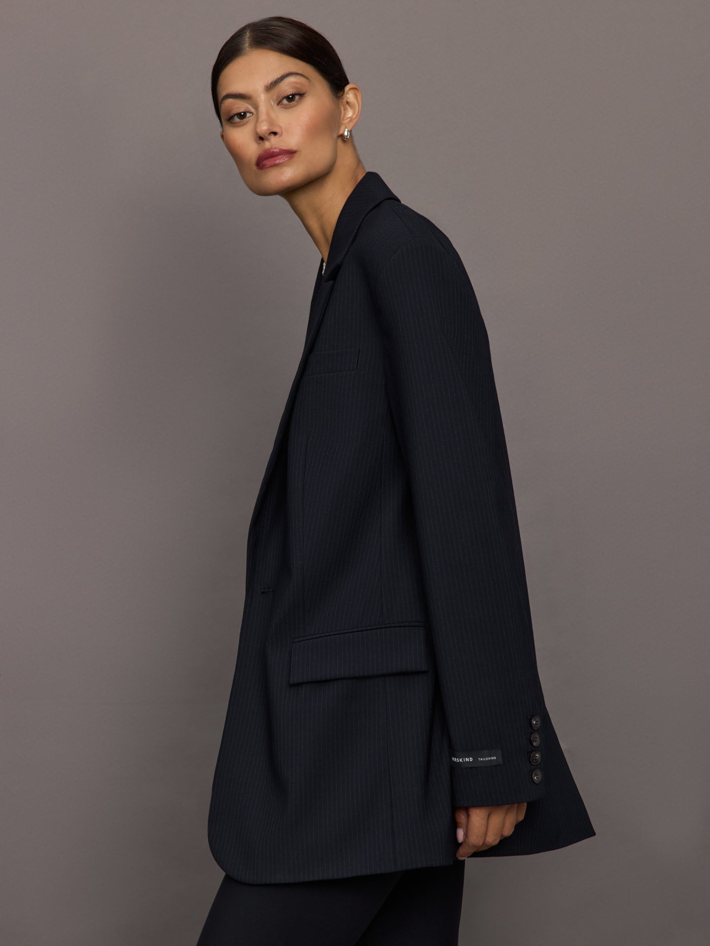 Carbon38 Yago Blazer - Navy Pinstripe