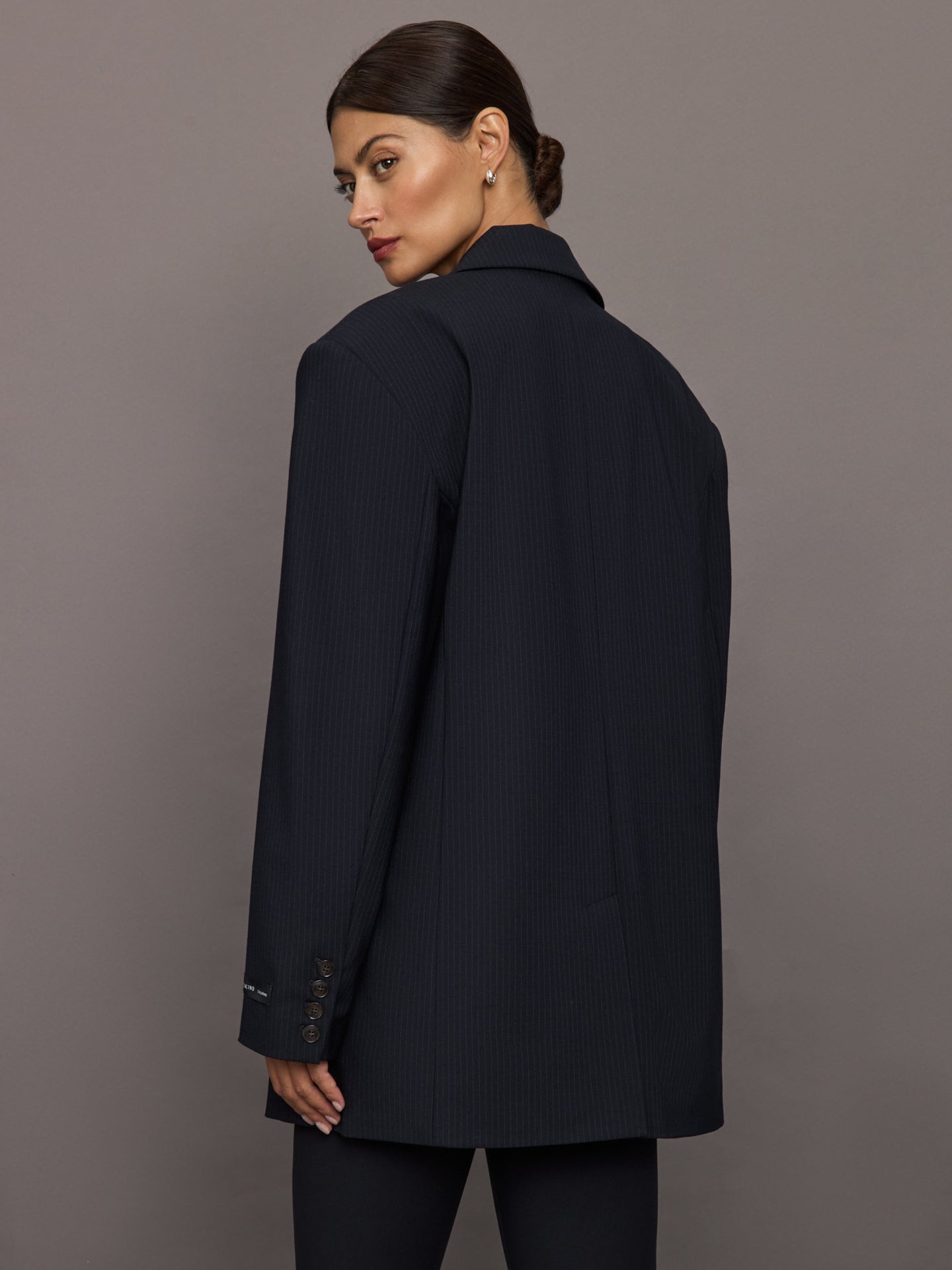 Carbon38 Yago Blazer - Navy Pinstripe