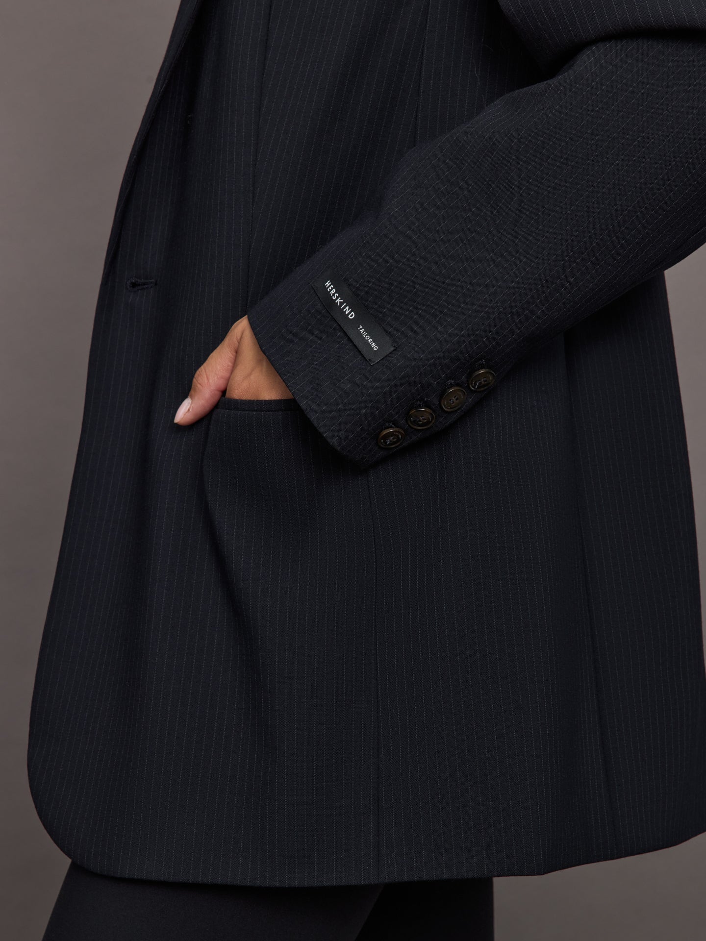 Carbon38 Yago Blazer - Navy Pinstripe