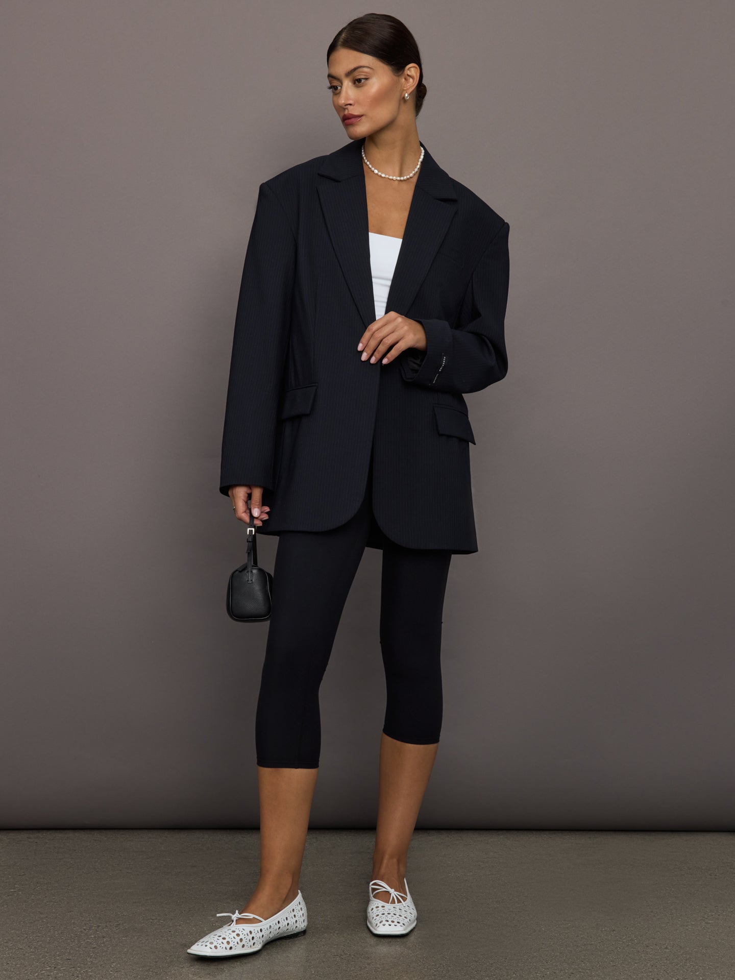 Carbon38 Yago Blazer - Navy Pinstripe
