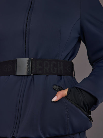 Carbon38 Hida Ski Jacket Faux Border - Navy