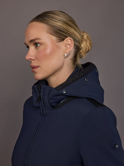 Carbon38 Hida Ski Jacket Faux Border - Navy