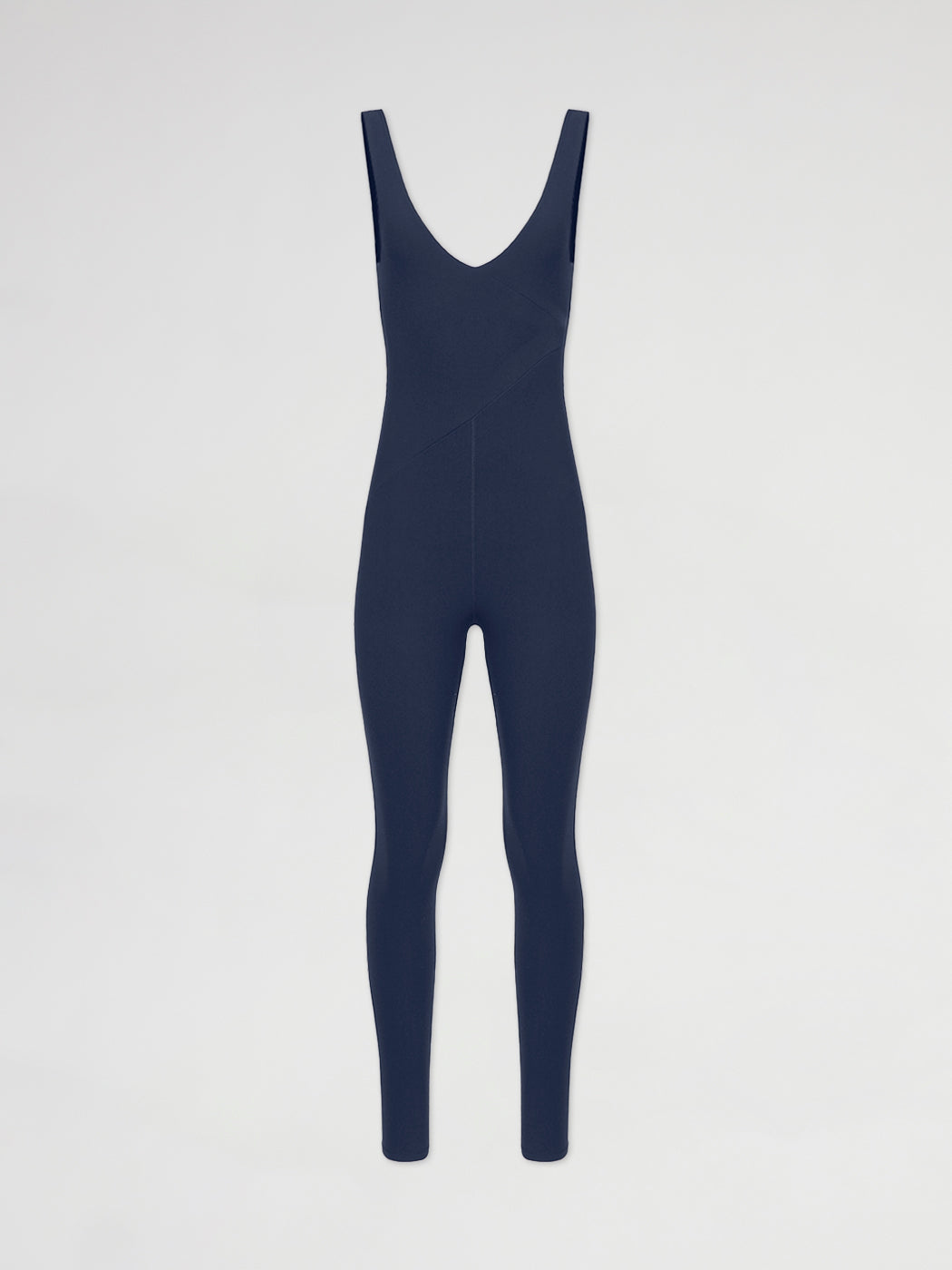 Carbon38 V-Neck Jumpsuit in Melt - Navy Blazer