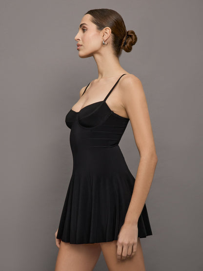 Carbon38 Underwire Pickleball Dress - Black