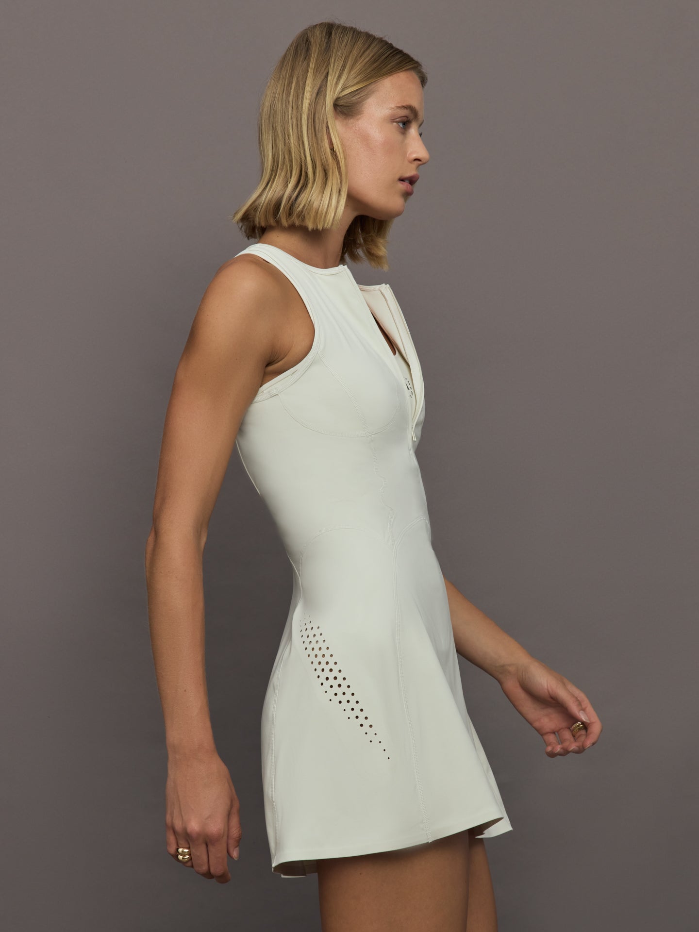 Carbon38 aSMC TruePurpose Training Dress - Almond Milk-Smc