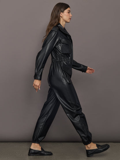 Carbon38 Turtle Cargo Jumpsuit - Black